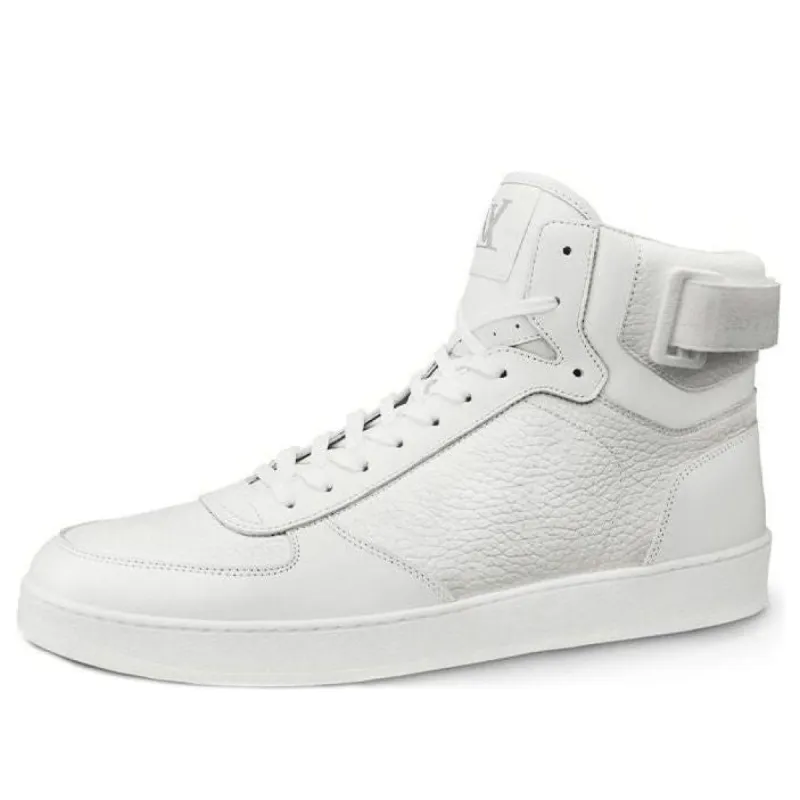 LOUIS VUITTON Rivoli Ankle Sneakers 'White Textured' 1A5USL sold by KicksCrew
