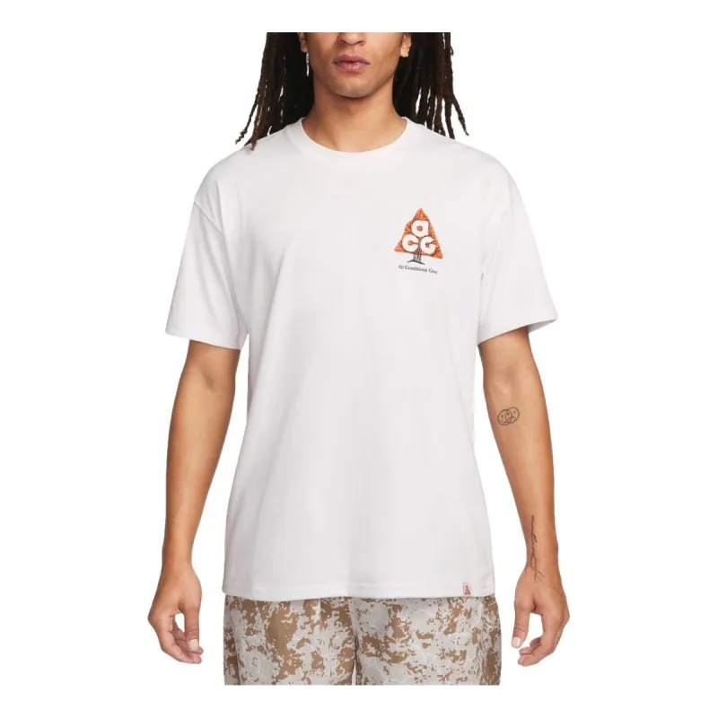 Nike ACG Wildwood Graphic T-Shirt 'Summit White' FJ1131-121 sold by KicksCrew