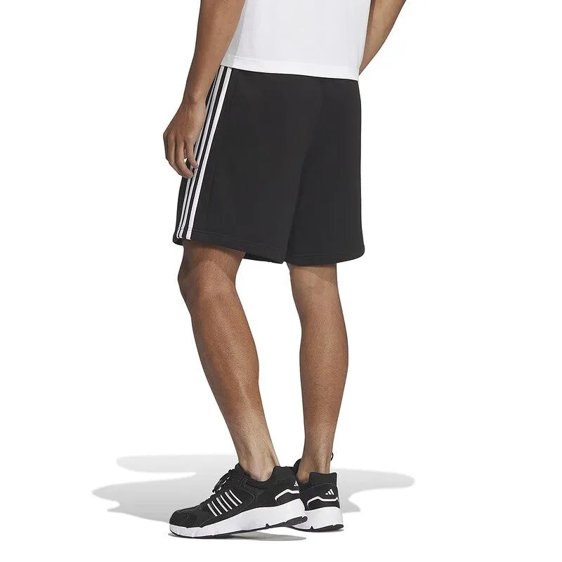 adidas 3-Stripe Fitness Training Shorts 'Black White' JI7008 sold by KicksCrew product image thumbnail 3