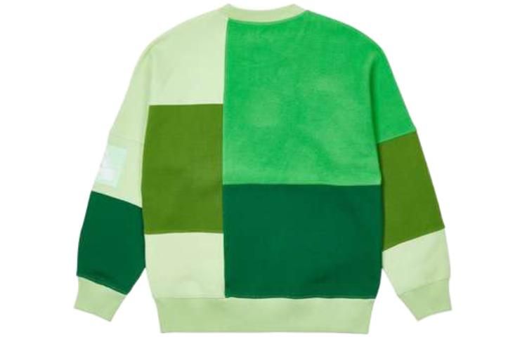 Palace SS22 Colour Block Crew Sweater 'Green' P22CS111 sold by KicksCrew product image thumbnail 2