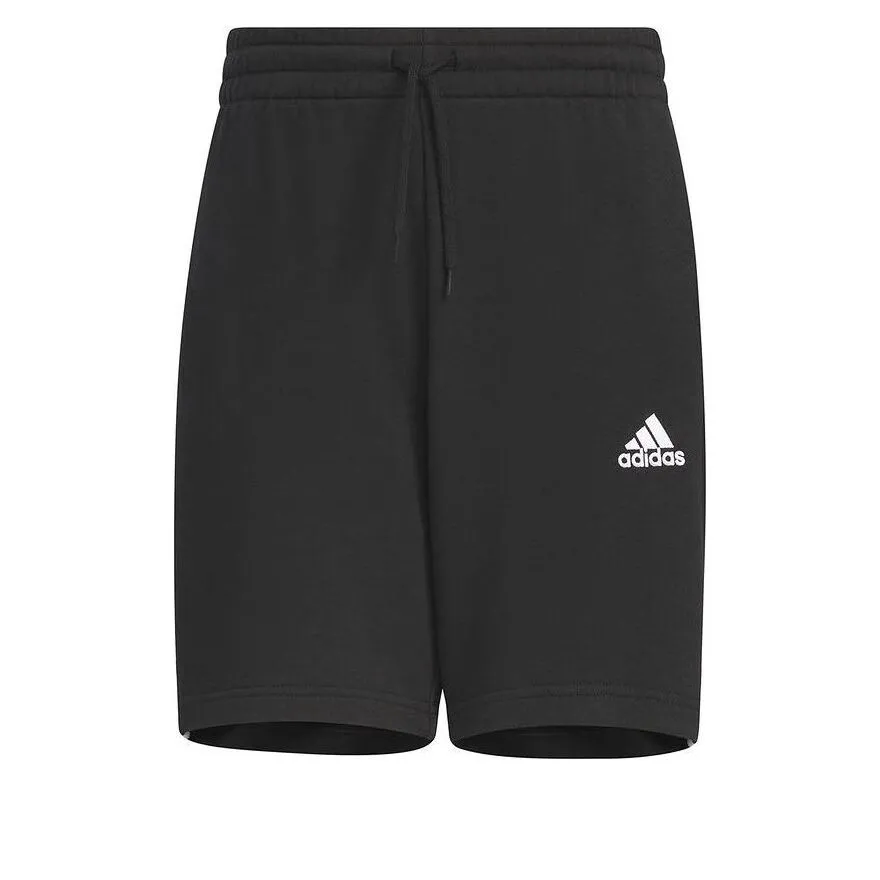 adidas 3-Stripe Fitness Training Shorts 'Black White' JI7008 sold by KicksCrew