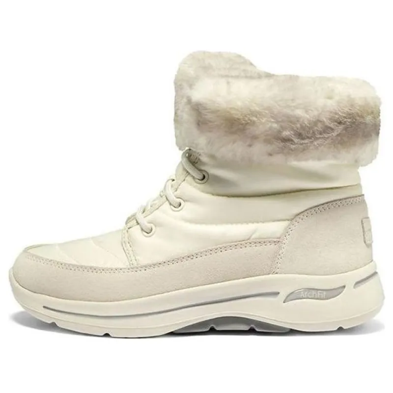 (WMNS) Skechers Go Walk Arch Fit 'White' 144409-OFWT sold by KicksCrew