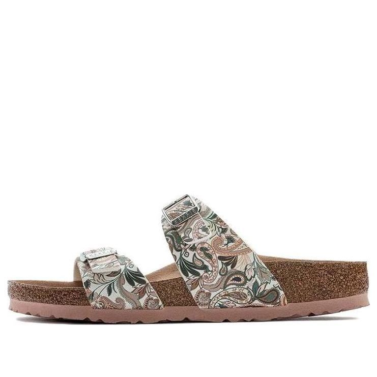 (WMNS) Birkenstock Sydney Vegan Birko-Flor 'Paisley Light Rose' 1023223 sold by KicksCrew