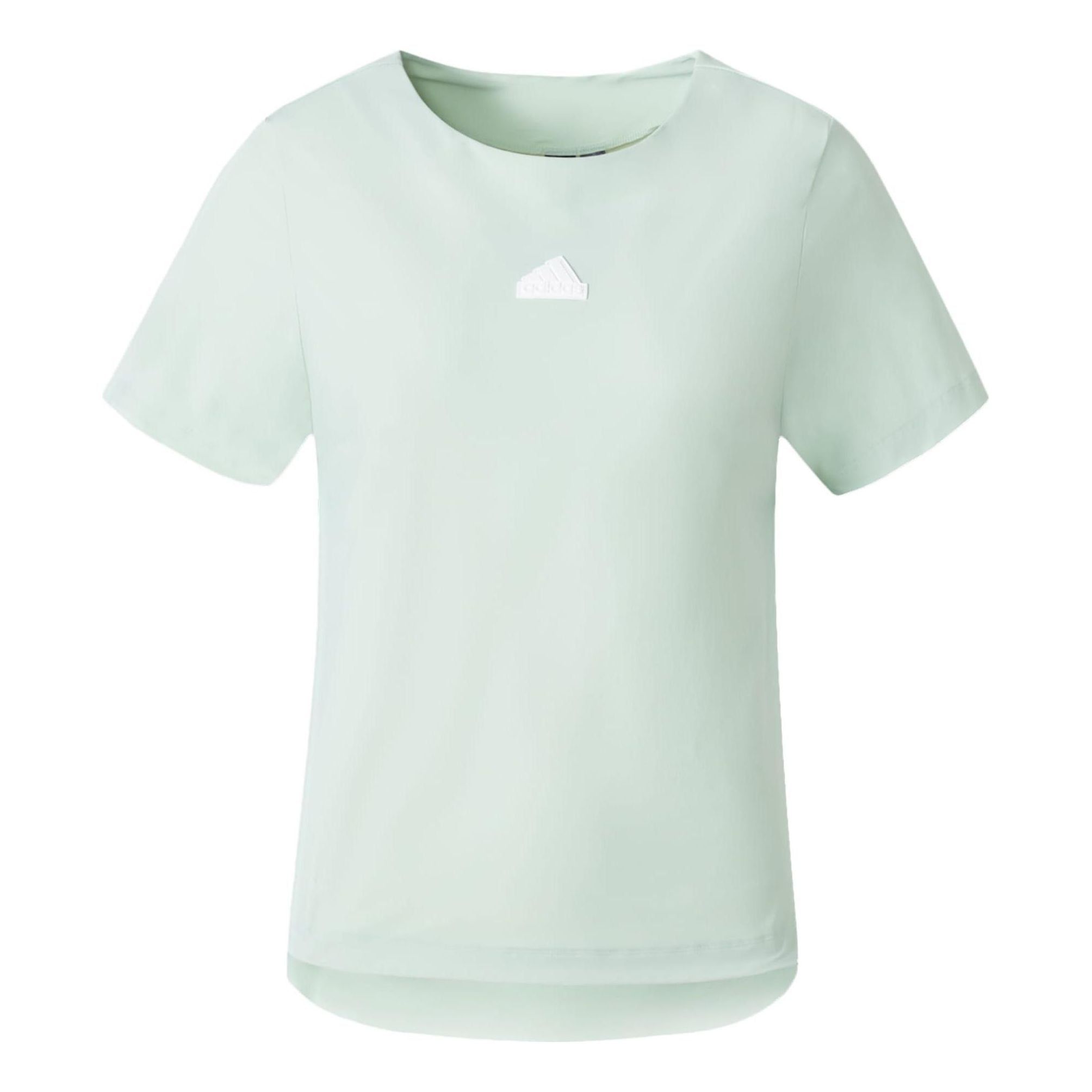 (WMNS) adidas short sleeve top 'cyan-blue' IT4354 sold by KicksCrew