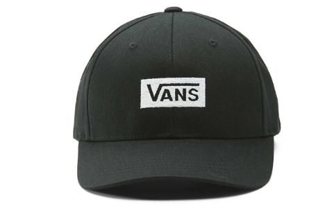 Vans Boxed Structured Jockey Hat 'Black' VN0A7SCZBLK sold by KicksCrew