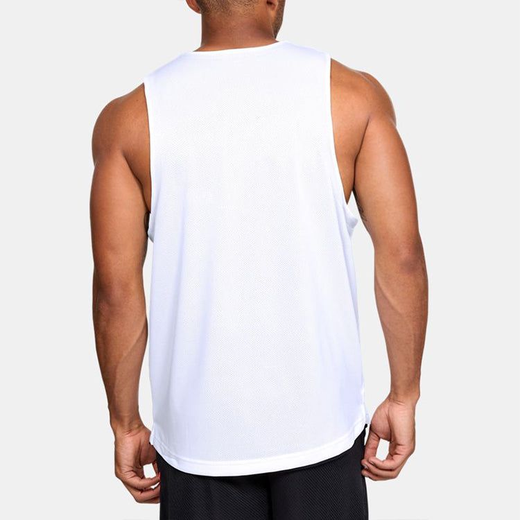 Under Armour Baseline Tank 'White Black' 1351288-100 sold by KicksCrew product image thumbnail 4