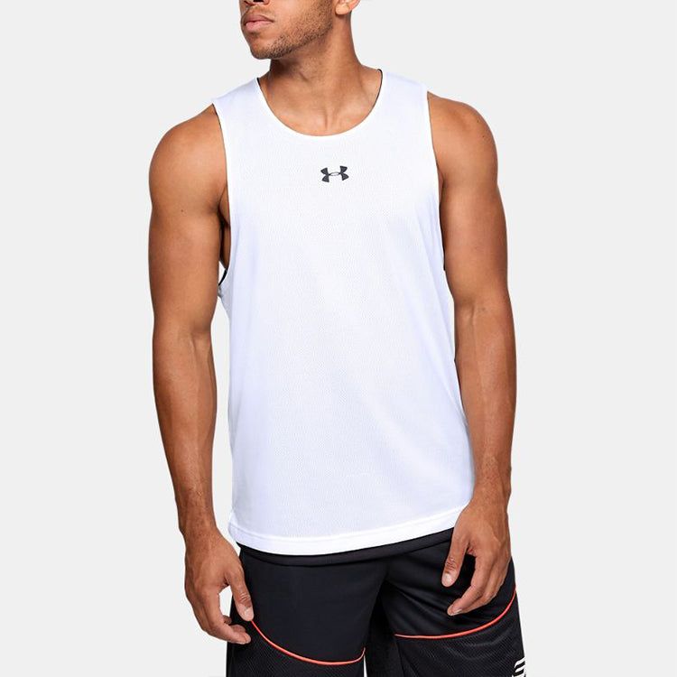 Under Armour Baseline Tank 'White Black' 1351288-100 sold by KicksCrew product image thumbnail 3