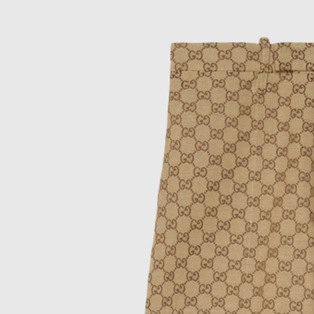 (WMNS) Gucci GG Canvas Trousers 'Camel Ebony' 774893-ZAF4S-2580 sold by KicksCrew product image thumbnail 5