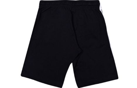 (GS) adidas Essentials 3-Stripes Shorts 'Black White' GN4007 sold by KicksCrew