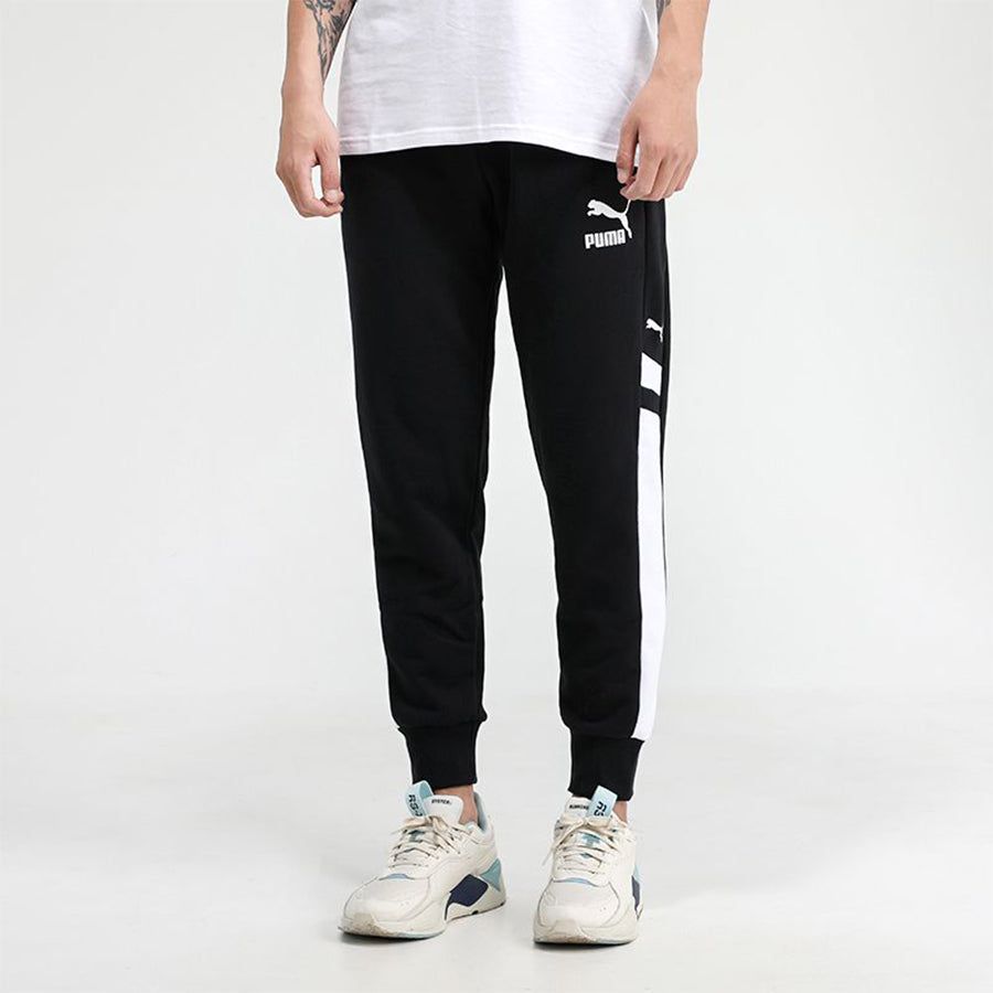 Puma Casual Sweatpants 'Black White' 530685-01 sold by KicksCrew product image thumbnail 3