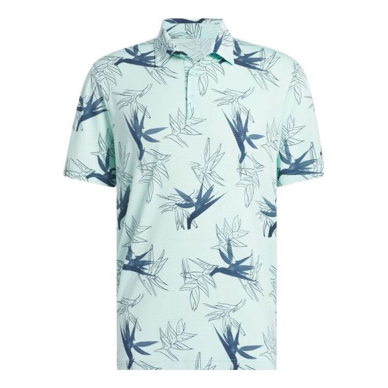 adidas Oasis Mesh Golf Polo Shirt 'Semi Flash Aqua' HZ3190 sold by KicksCrew