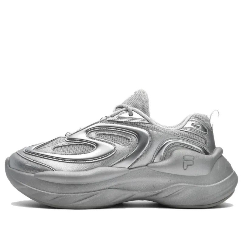 (WMNS) FILA FUSION Buzzard Sneakers 'Silver Grey' T12W341103FSA sold by KicksCrew
