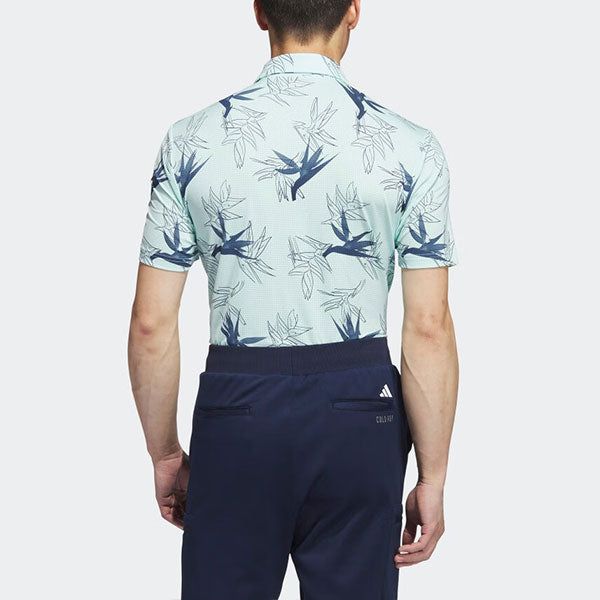 adidas Oasis Mesh Golf Polo Shirt 'Semi Flash Aqua' HZ3190 sold by KicksCrew product image thumbnail 3