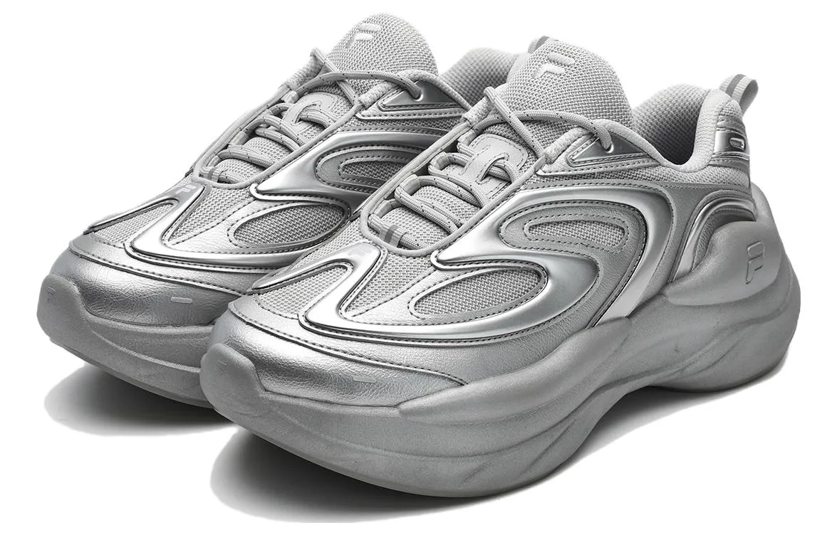 (WMNS) FILA FUSION Buzzard Sneakers 'Silver Grey' T12W341103FSA sold by KicksCrew product image thumbnail 2