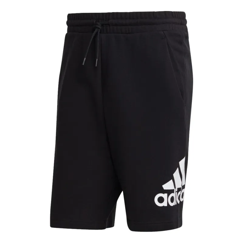 adidas Essentials Big Logo French Terry Shorts 'Black' IC9401 sold by KicksCrew