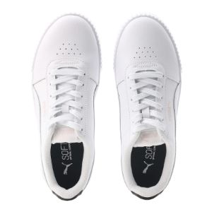 (WMNS) PUMA Carina Leather 'White Black Rosewater' 370325-23 sold by KicksCrew