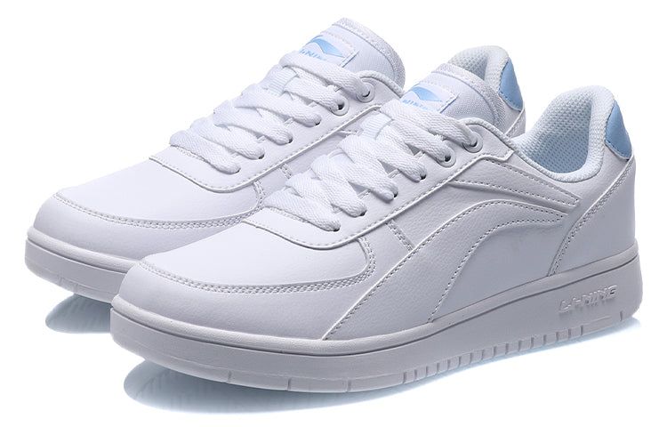 (WMNS) Li-Ning Classic Skateboarding Low 'White Blue' AGCP422-4 sold by KicksCrew product image thumbnail 4