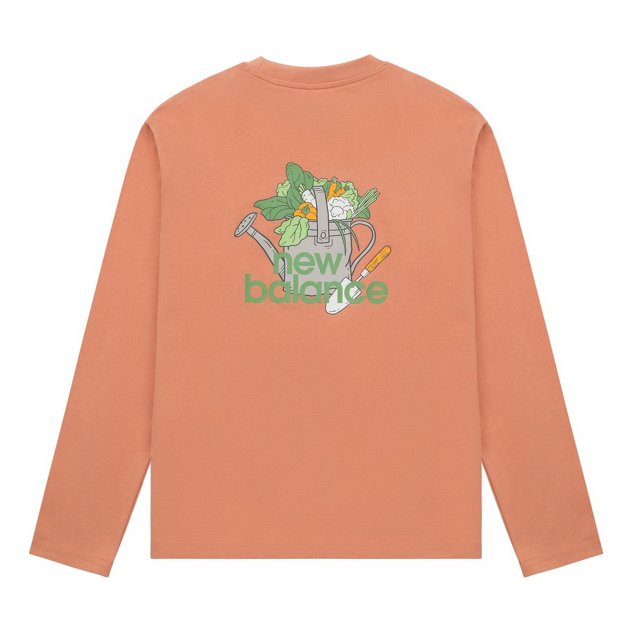 New Balance Logo Graphic Print Top 'Orange' AMT31329-SCE sold by KicksCrew