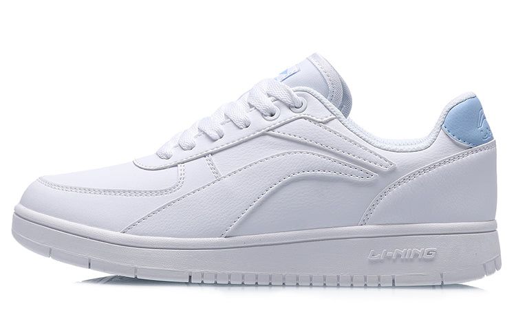 (WMNS) Li-Ning Classic Skateboarding Low 'White Blue' AGCP422-4 sold by KicksCrew product image thumbnail 2