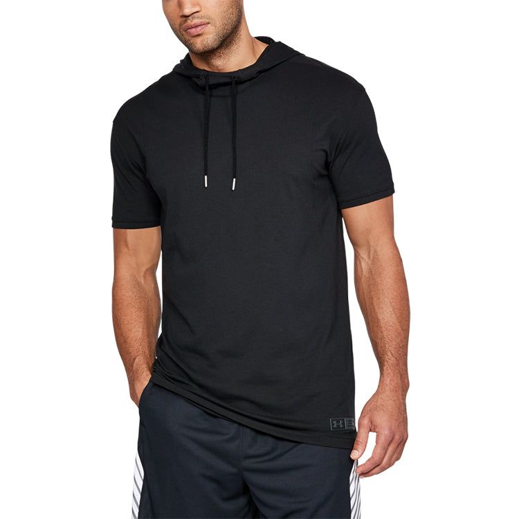 Under Armour SC30 Short Sleeve Hoodie 'Black' 1306010-001 sold by KicksCrew product image thumbnail 4