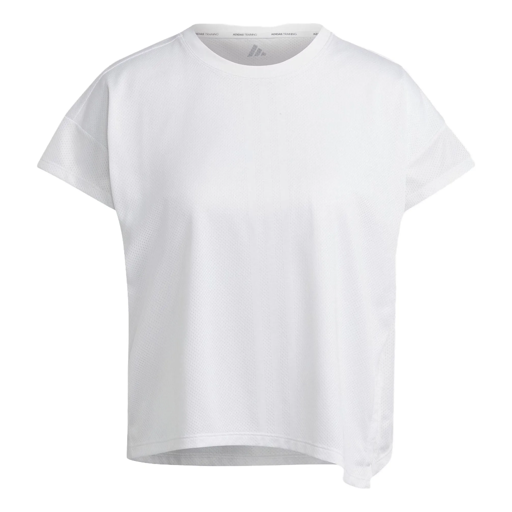 (WMNS) adidas HIIT AEROREADY Quickburn Training T-Shirt 'White' HY5408 sold by KicksCrew