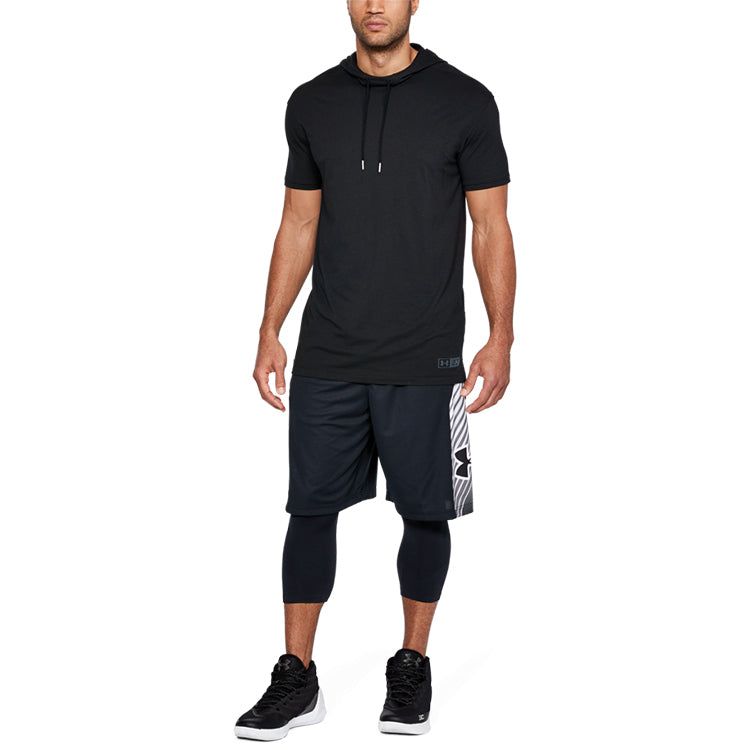 Under Armour SC30 Short Sleeve Hoodie 'Black' 1306010-001 sold by KicksCrew product image thumbnail 3