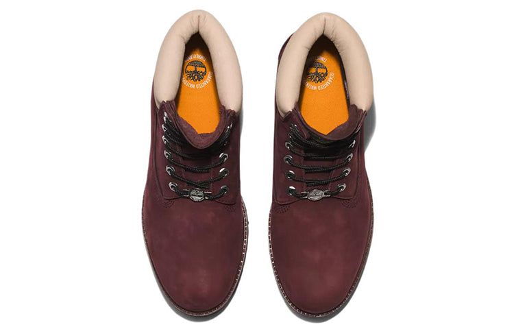 Timberland 6 Inch Premium Waterproof Boots 'Burgundy Nubuck' A2M1KC60 sold by KicksCrew product image thumbnail 4