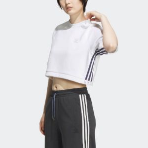 (WMNS) adidas originals Toc Graphic T-Shirt 'White' IN1006 sold by KicksCrew