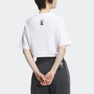 (WMNS) adidas originals Toc Graphic T-Shirt 'White' IN1006 sold by KicksCrew