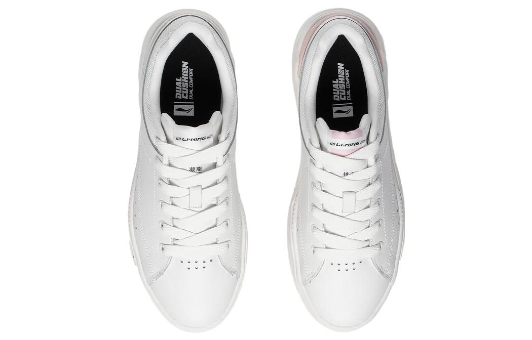 (WMNS) Li-Ning Common 70s Shoes 'White Pink' AGCT044-2 sold by KicksCrew product image thumbnail 4