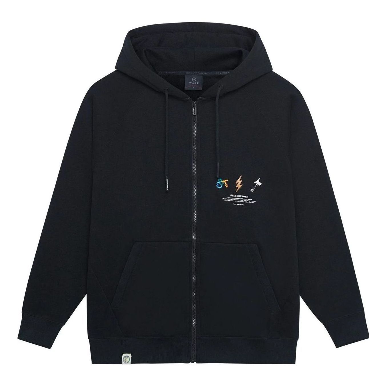 Li-Ning Lifestyle Fashion Letters Printed Jacket 'Black White' AWDSI35-1 sold by KicksCrew