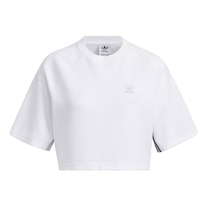 (WMNS) adidas originals Toc Graphic T-Shirt 'White' IN1006 sold by KicksCrew