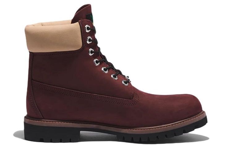 Timberland 6 Inch Premium Waterproof Boots 'Burgundy Nubuck' A2M1KC60 sold by KicksCrew product image thumbnail 2