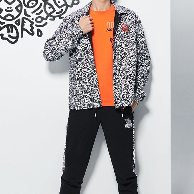 Puma x Mr Doodle Pants 'Black White' 59865051 sold by KicksCrew product image thumbnail 4