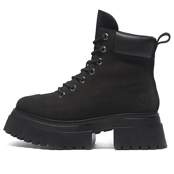 (WMNS) Timberland Sky 6 Inch Lace Up Boots 'Black Nubuck' A428J001 sold by KicksCrew