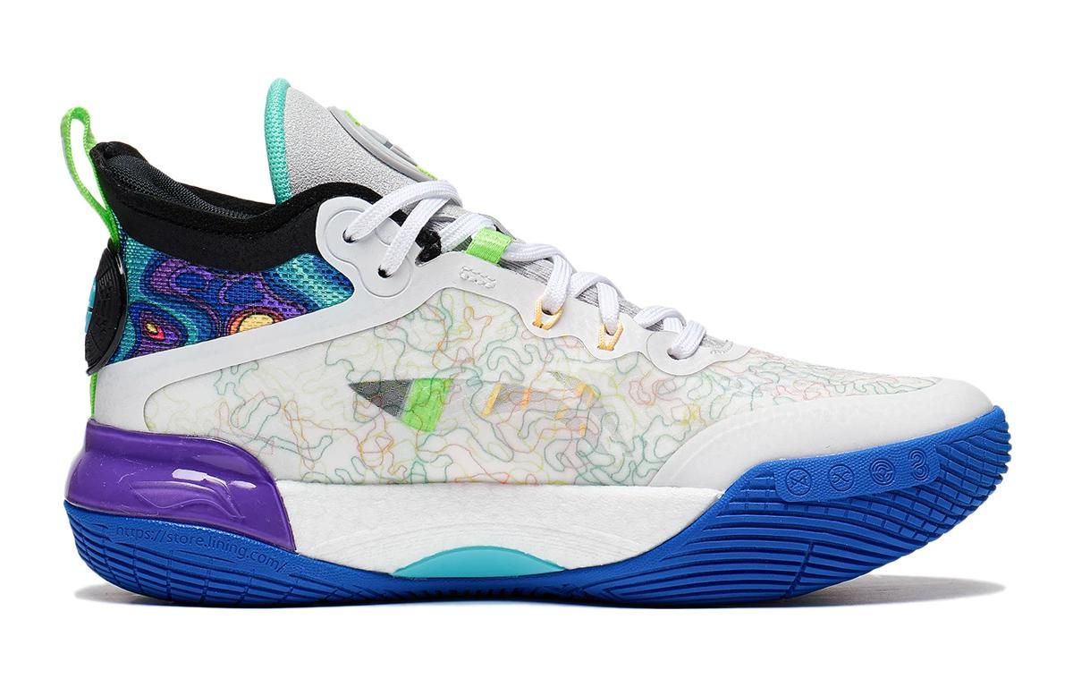 (GS) Li-Ning Pioneer Premium 3.0 'White Blue Purple' YKBT024-9 sold by KicksCrew product image thumbnail 2