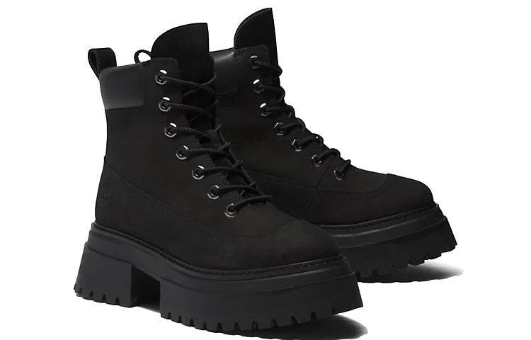 (WMNS) Timberland Sky 6 Inch Lace Up Boots 'Black Nubuck' A428J001 sold by KicksCrew product image thumbnail 4