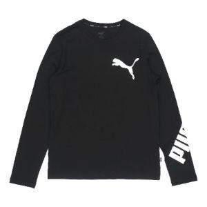Puma Casual Long Sleeve T-Shirt 'Black' 845979-01 sold by KicksCrew