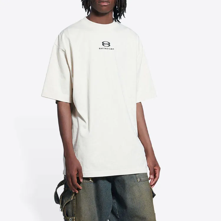 Balenciaga Unity Icon T-Shirt 'Beige' 641675TLVF99054 sold by KicksCrew product image thumbnail 4