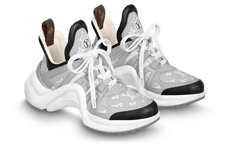 (WMNS) LOUIS VUITTON Archlight 1.0 Sneakers 'Grey' 1AAM3C sold by KicksCrew product image thumbnail 2