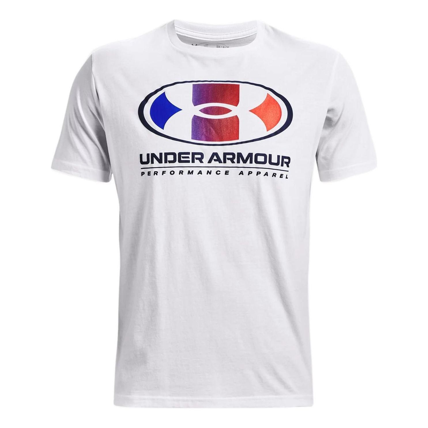 Under Armour Multi Color Lockertag T-shirt 'White Multi' 1361676-100 sold by KicksCrew