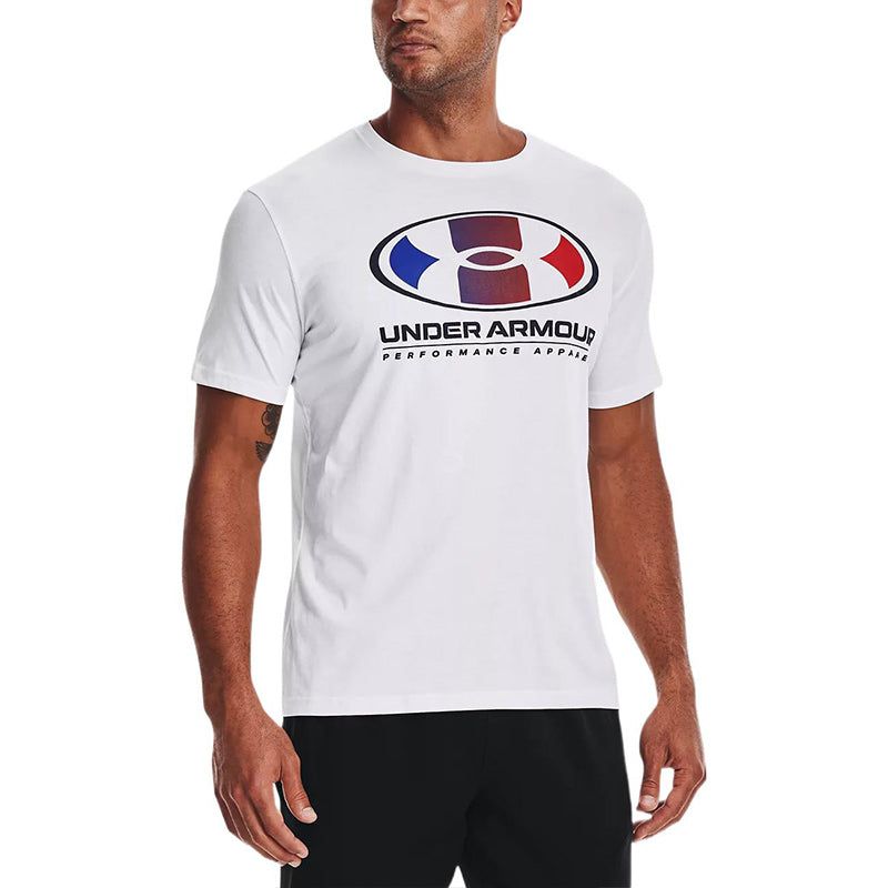 Under Armour Multi Color Lockertag T-shirt 'White Multi' 1361676-100 sold by KicksCrew product image thumbnail 4