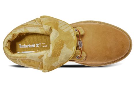 (WMNS) Timberland Roll Top Boots Basic 'Wheat Yellow' A28AT sold by KicksCrew