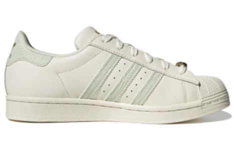 (WMNS) adidas originals Superstar 'Off White Linen Green' HQ6963 sold by KicksCrew