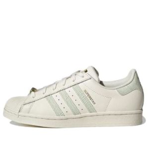 (WMNS) adidas originals Superstar 'Off White Linen Green' HQ6963 sold by KicksCrew