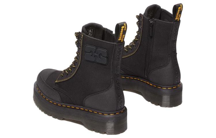 Dr.Martens x Ganni Jadon Nylon Platform Boots 'Black' 31794001 sold by KicksCrew product image thumbnail 5
