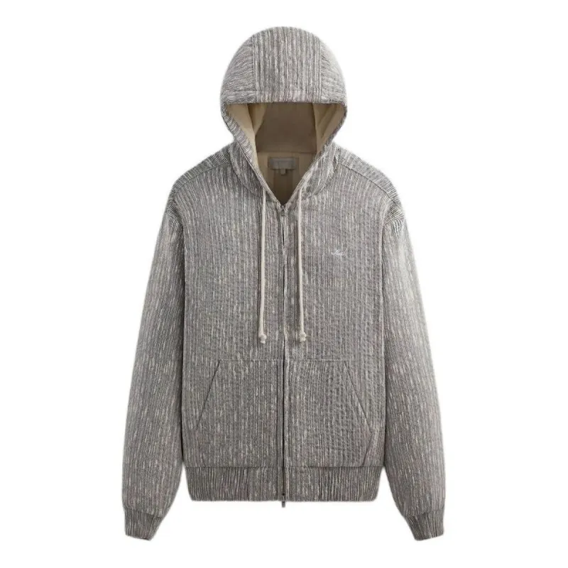 KITH Slub Boucle Boxy Collared Overshirt 'Ink' KHM031815-432 sold by KicksCrew