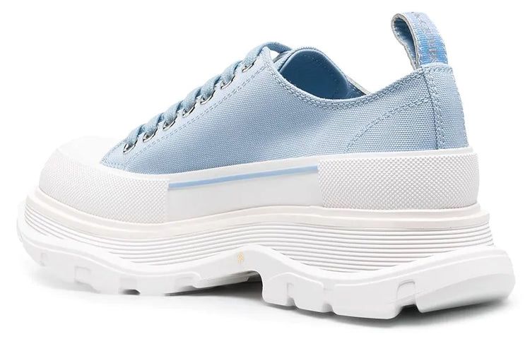 (WMNS) Alexander McQueen Tread Slick Low Lace Up 'Blue White' 611705W4LR14802 sold by KicksCrew product image thumbnail 4
