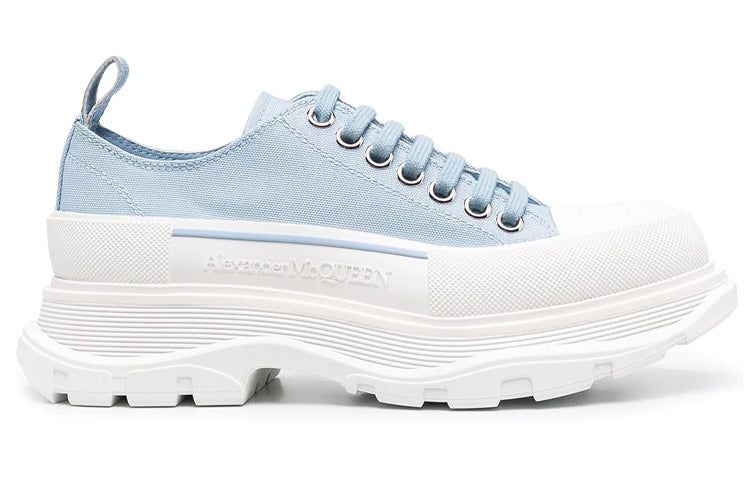 (WMNS) Alexander McQueen Tread Slick Low Lace Up 'Blue White' 611705W4LR14802 sold by KicksCrew product image thumbnail 2