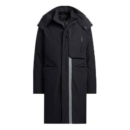 adidas Casual 3-In-1 Long Down Jacket 'Black' H13847 sold by KicksCrew